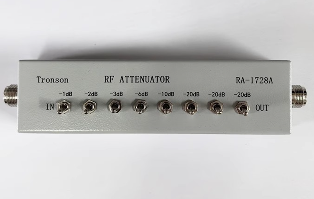 1PC for Radio Transmitter 0- 82DB VARIABLE/ STEP ATTENUATOR 50 OHM RA-1728A