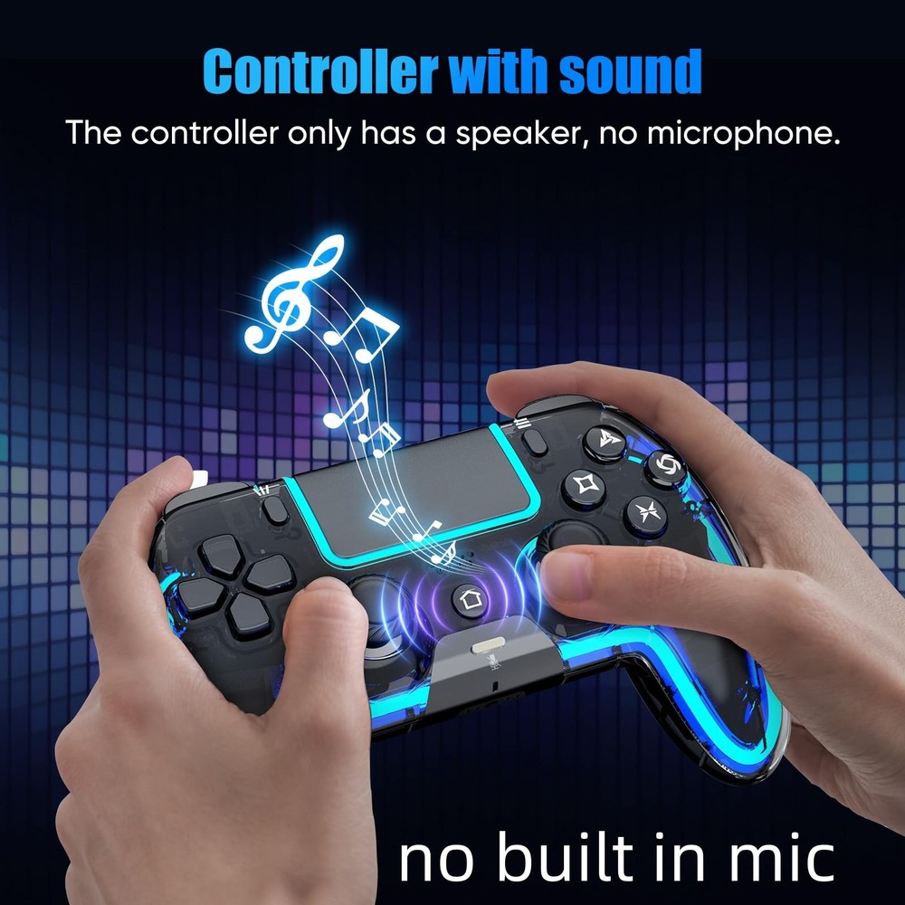 Wireless Controller for PS5, Pro/Slim/MAC/Steam Deck/PC, Hall Effect Joystick...