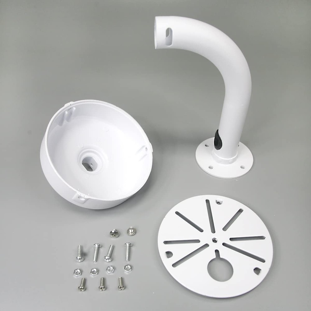 Security Camera Mount Bracket, Dome Universal White