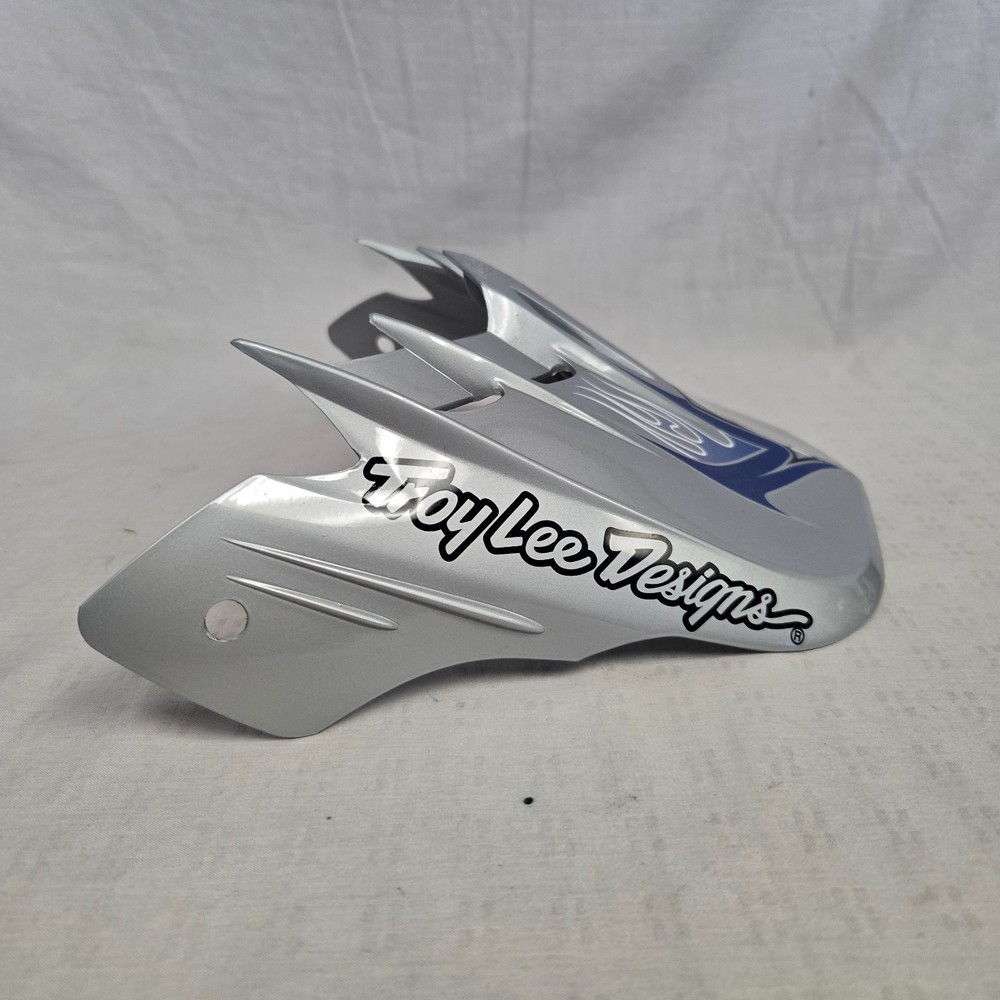 Troy Lee Designs SE Orbit Helmet Replacement Visor Flame Silver