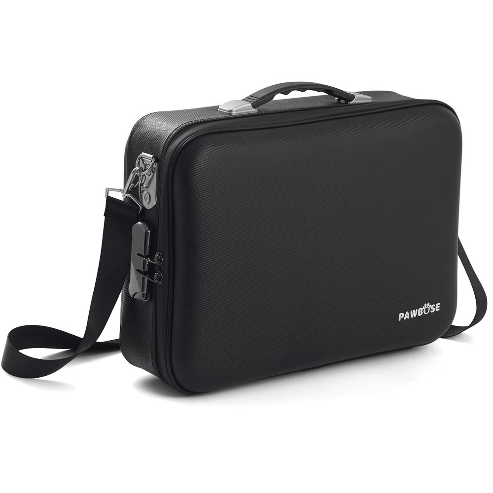 Fireproof Document Box with Combination Lock, Fireproof Water-Resistant Hard ...