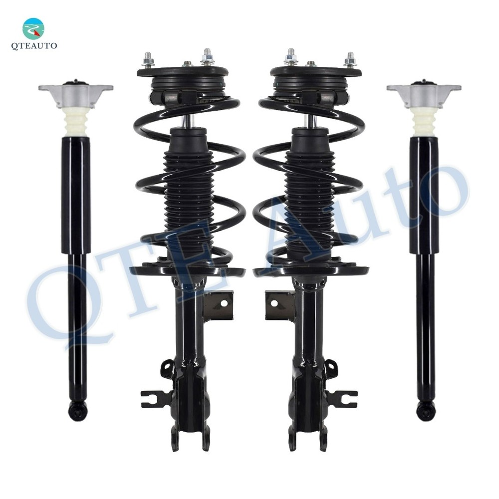 Set 4 Front Quick Complete Strut-Rear Complete Shock Kit For 2014-2018 Mazda 3