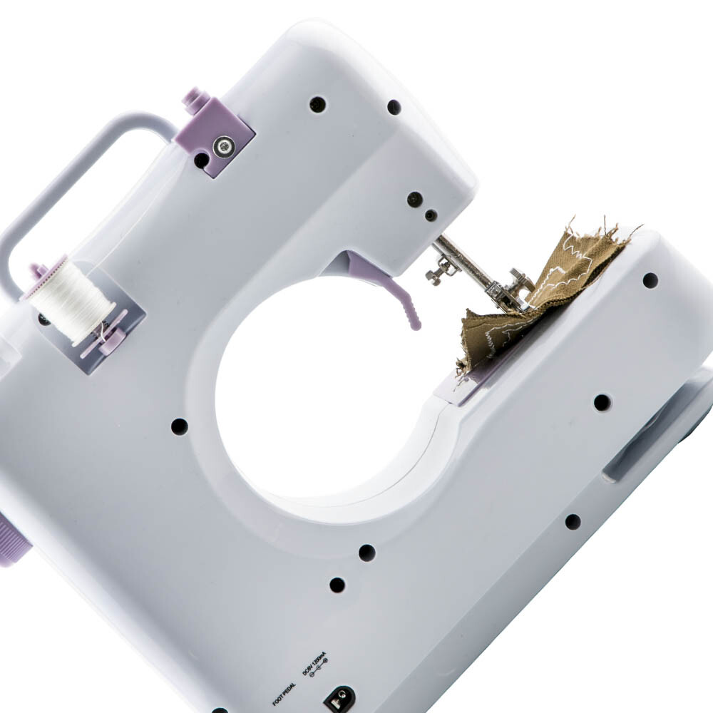 Small Automatic Sewing Machine Electric Crafting Mending w/12 Built-In Stitches