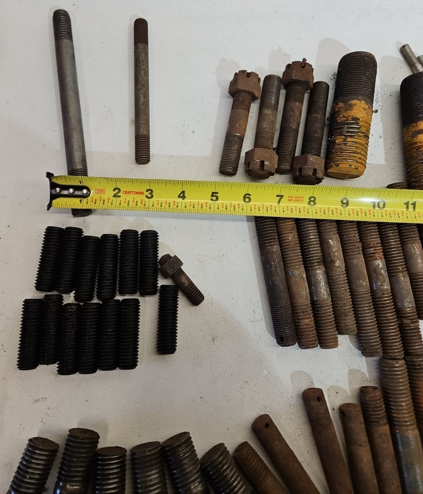 Stud Bolts Old Engine Steam Hit Miss