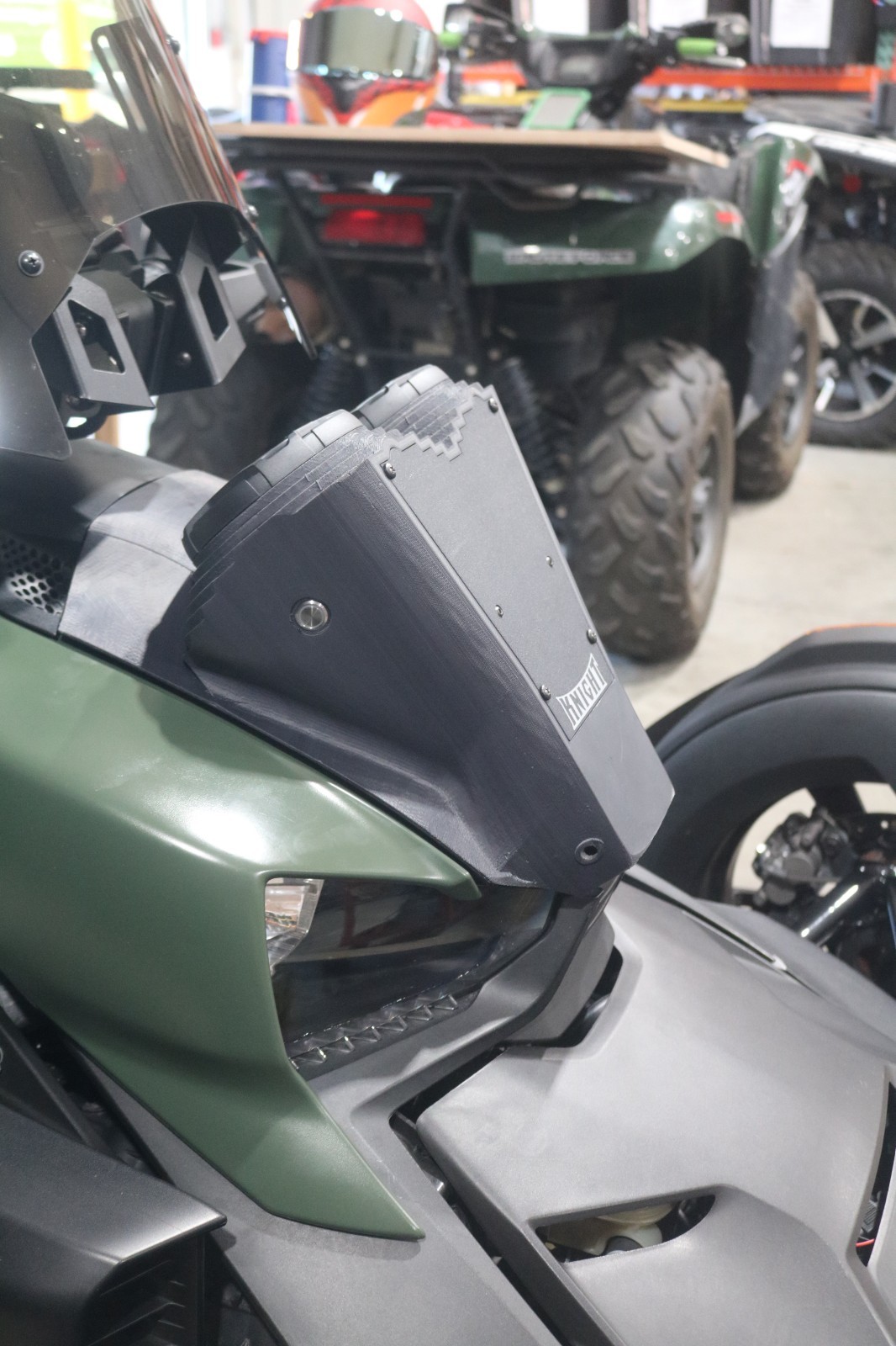 Can-Am Ryker Quadzilla, Double 4" Hood Speaker, 4" Side Pod Speakers