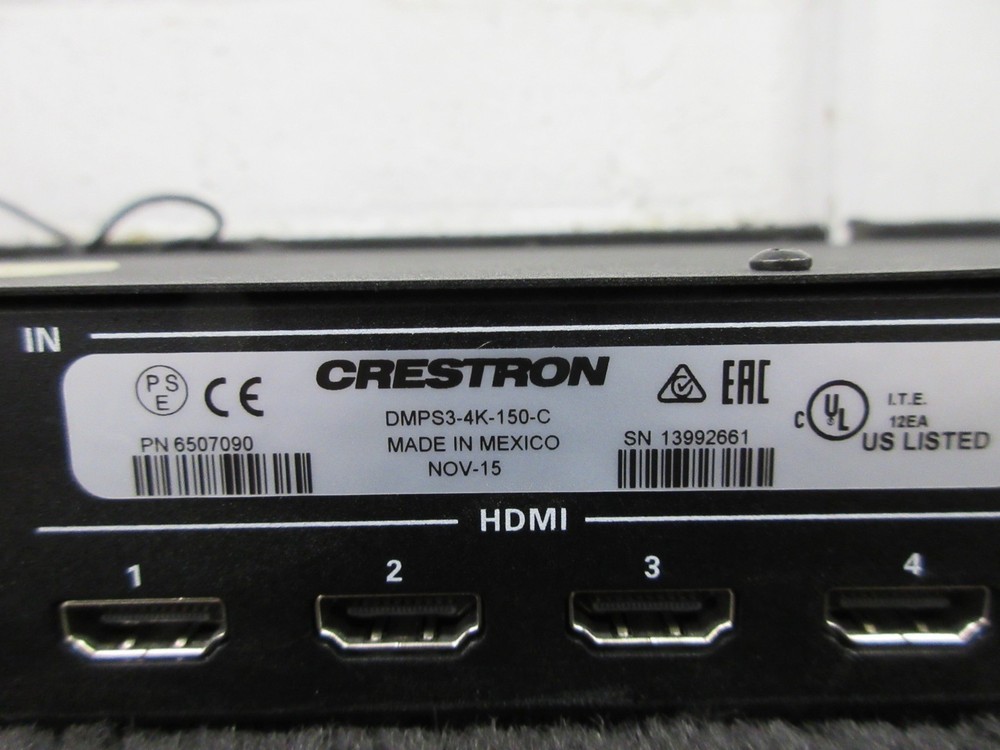 Crestron dmps3-4k-150-c Digital Media Presentation System