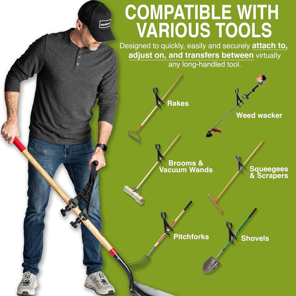 Universal Handle Attachment Weedeater String Trimmer Shovel Rake & More