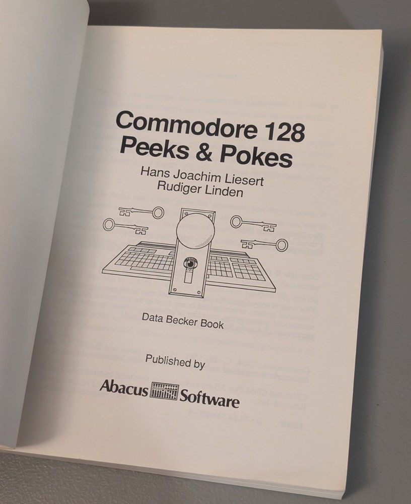 Commodore 128 Peeks & Pokes - Unlock Secrets (1986 Abacus C-128 Guide #7)