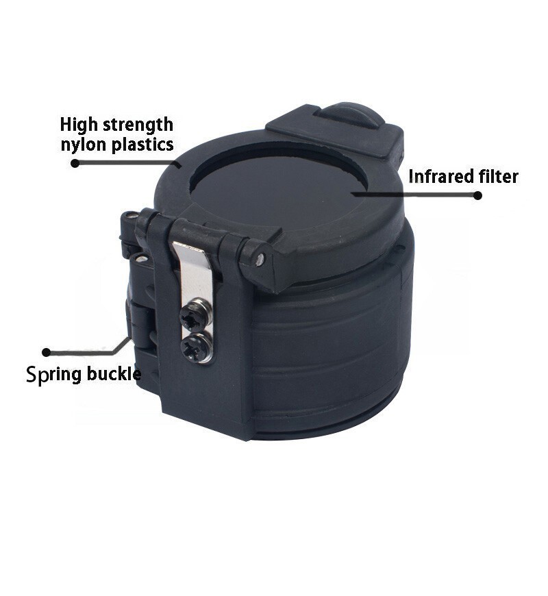 Flashlight IR infrared Filter Head Protective Cover For M951 Tactical Flashlight