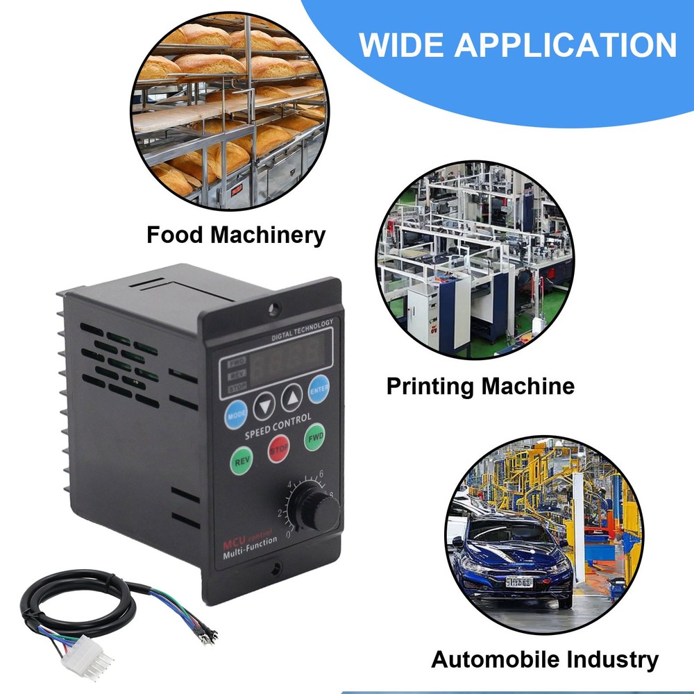 3A 120W AC 110V Digital Motor Speed Control MCU Controller Target Value Settable