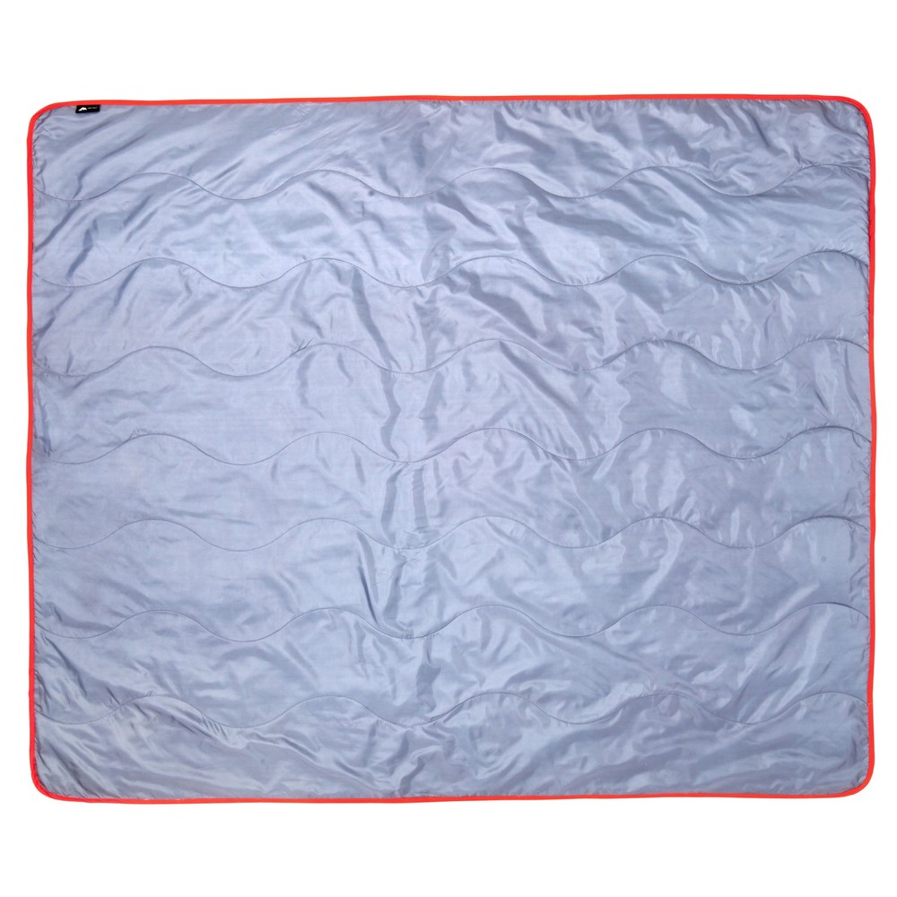 Packable Blanket Gray 70" x 60" Lightweight W/ Stuff Sack