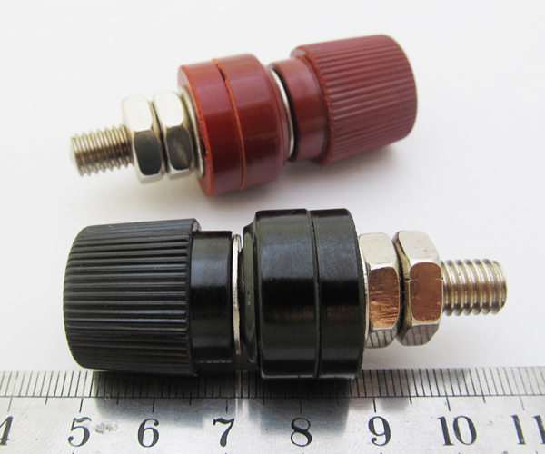 2pcs 80A Power Amplifier AC Power Binding Post M8 x 58mm