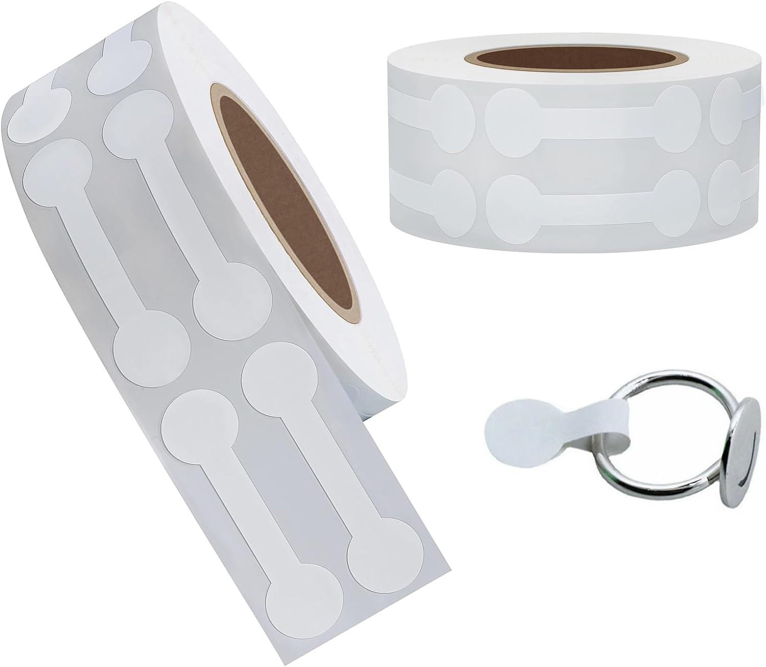 1000pcs Jewelry Price Tags Merchandise Barbell Price Stickers Jewelry Size