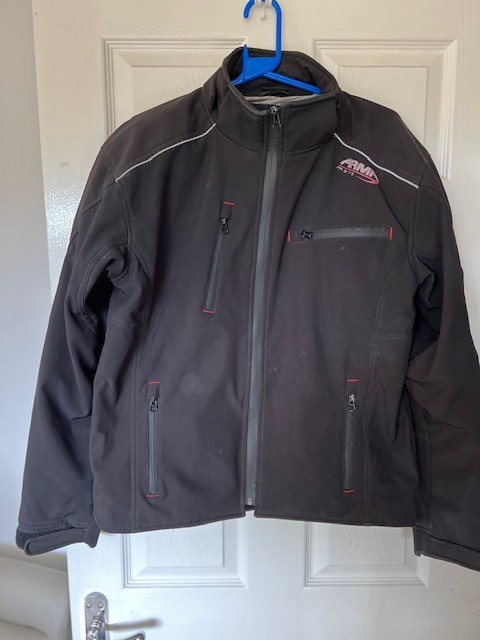 ARMR Moto Soft Shell Motorcycle Jacket - Black - L Large