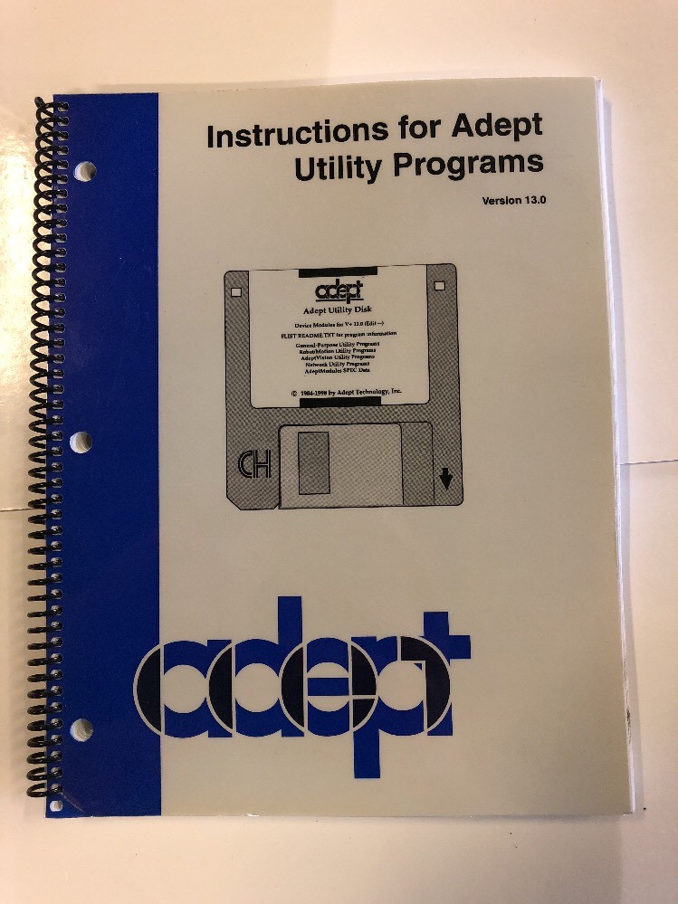 Adept Technology 00963-01300 Users Guide AIM Version 3.X Utility Programs Guide
