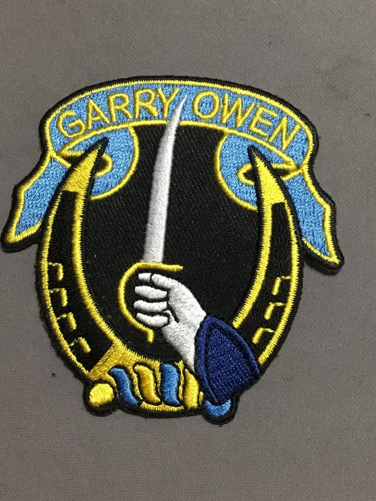 Army 7th Cavalry Regiment Gary Owen 1st Cavalry Division patch