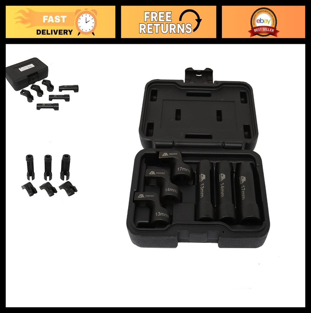 6 Pc EGT Sensor Socket Set - High Precision Tools for Exhaust Gas Temperature