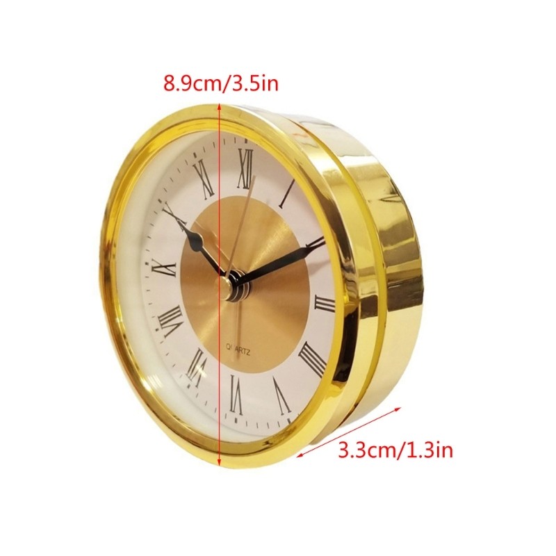 Quality 3.5in Round Clock Insert Used for Various Ceramic Handicrafts Tool