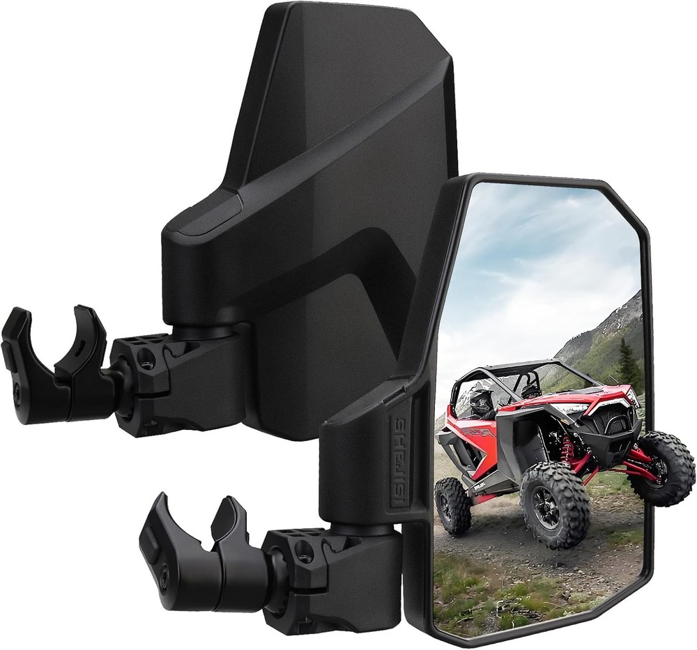 UTV Side Mirrors – Fits almost all UTVs (except full doors)，Compatible with
