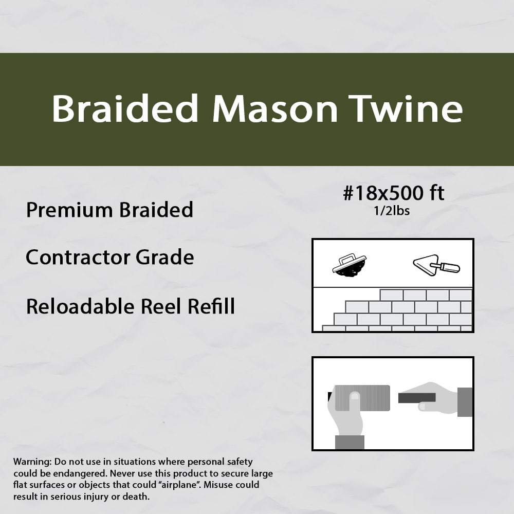 Braided Nylon Mason Line #18