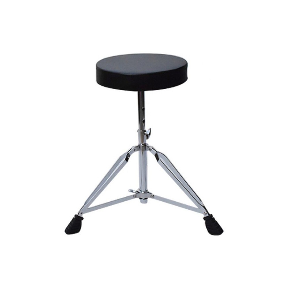 US Drum Throne Height Adjustable Padded Seat Drum Stool Thick Padded Foldable