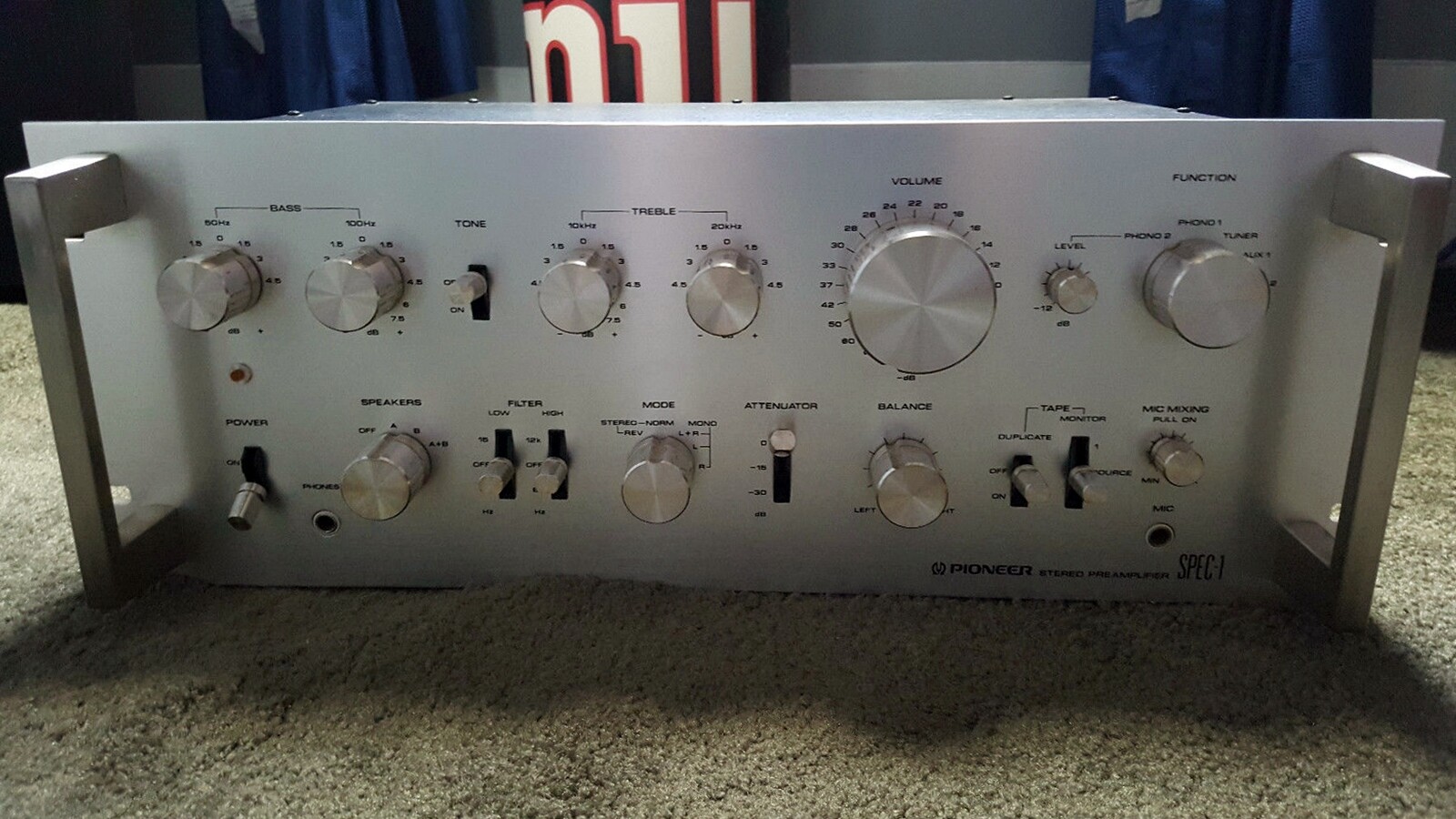 Pioneer Spec-1 Preamplifier Professional Restoration Repair Service