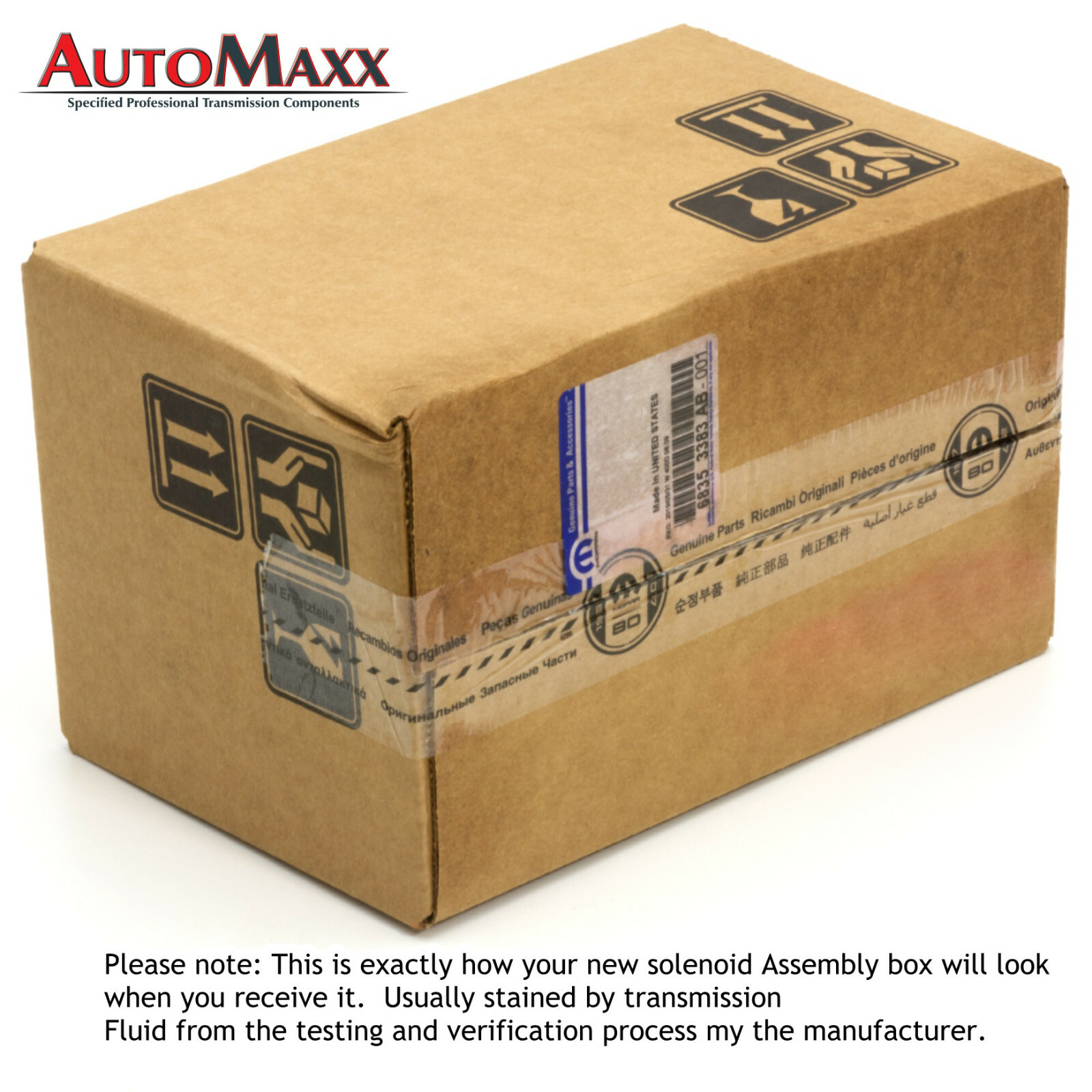 Genuine Mopar OEM 45RFE 545RFE 68RFE Shift Solenoid Block Pack with TRS Plate