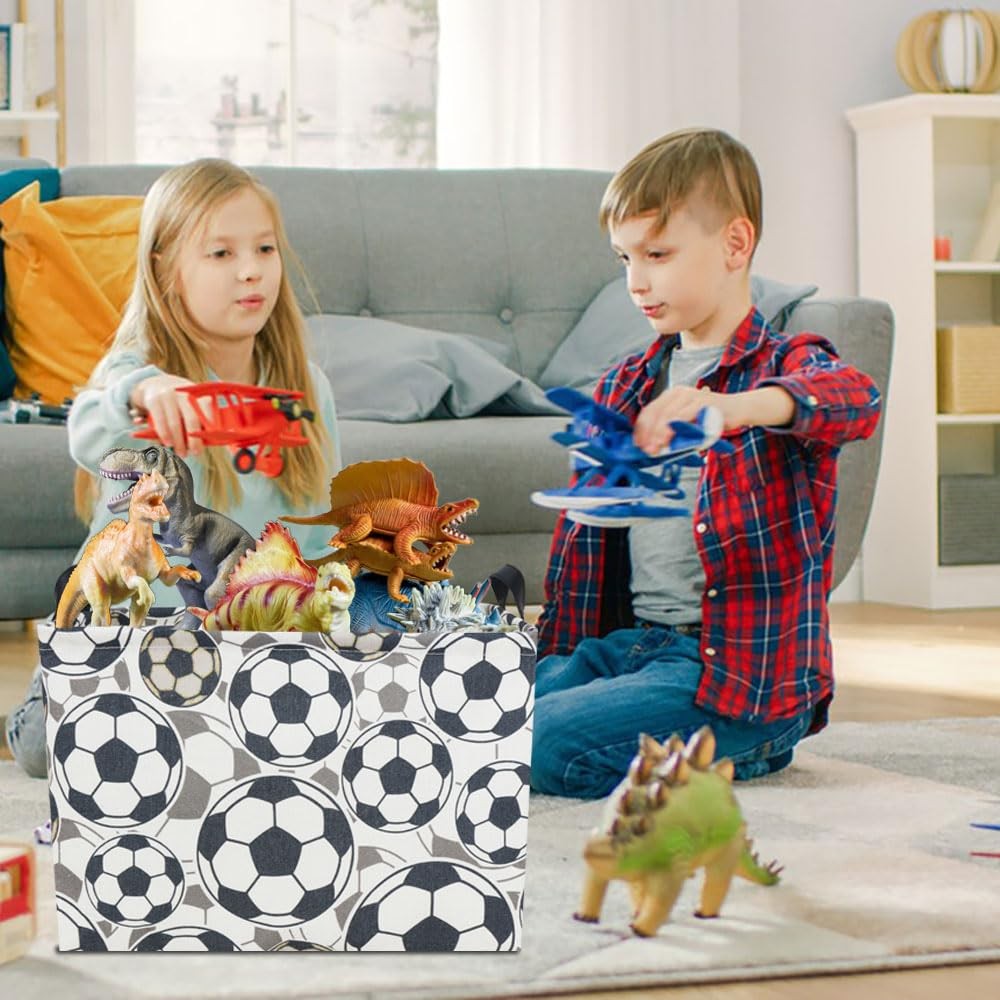 HKEC Rectangle Storage Basket with Handles,Collapsible Storage Bin, Gift Bask...