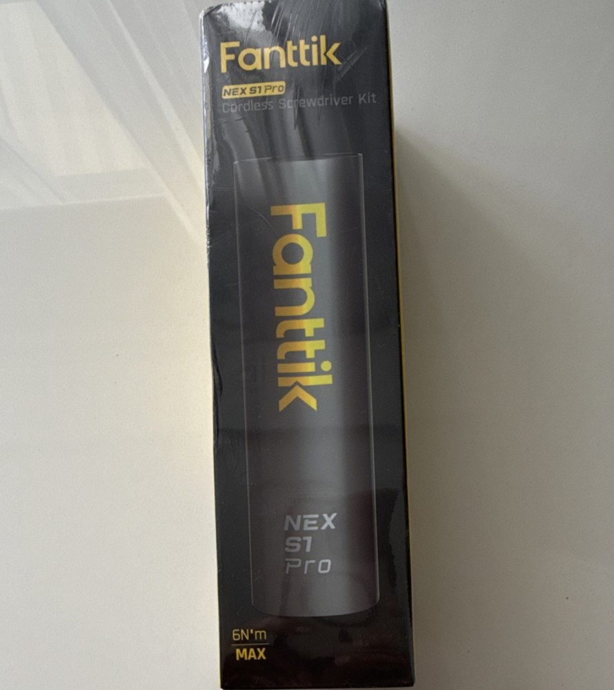 Fanttik NEX S1 Pro Cordless Screwdriver 6N·m Max 2000mAh Li-Ion Black