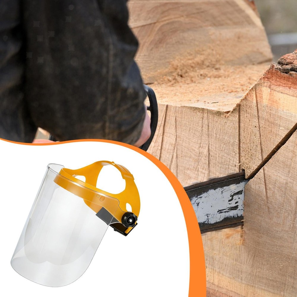 Face Shield Multifunctional Adjustable Headgear Dustproof Impact Resistant Visor