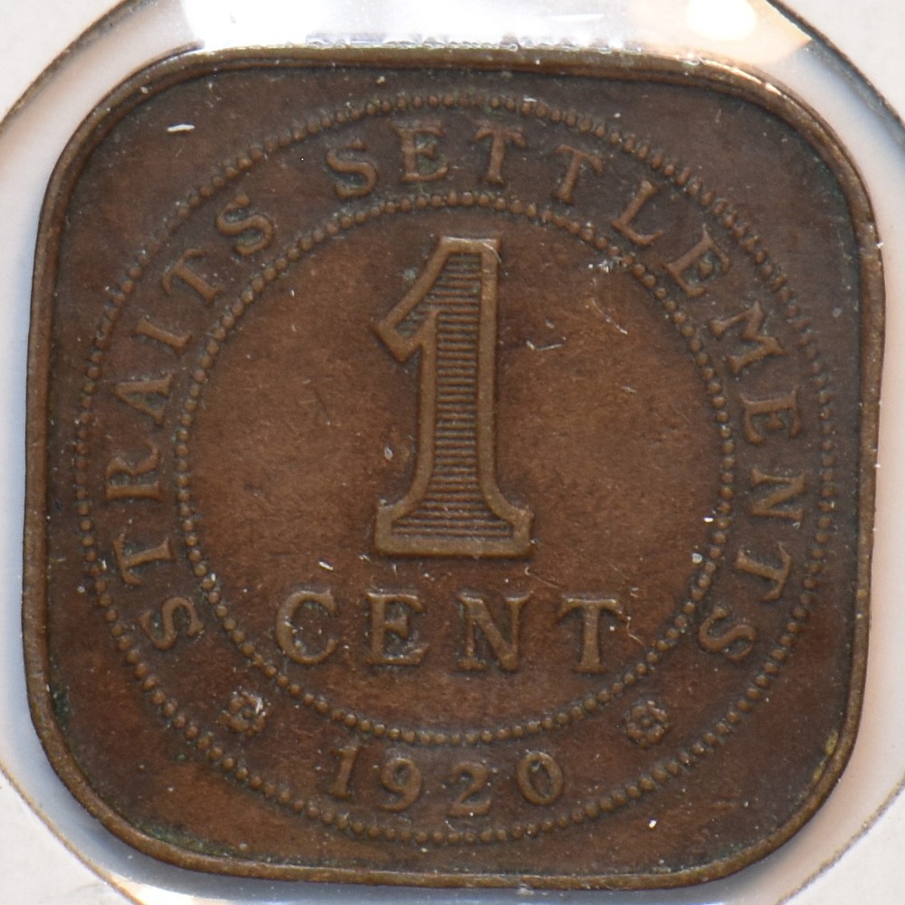 Straits Settlements 1920 Cent 193468 combine shipping