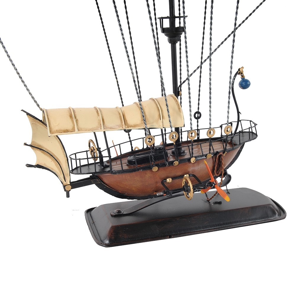 Steampunk Airship Model 14" Handmade Fully Assembled High Quality Home Decor