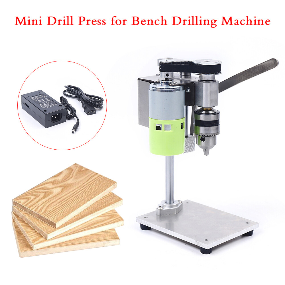Mini Electric Drill Press with Variable Speed for Workbench Use