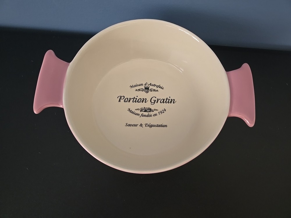 2 Portion Control Dish Ramekin Maison D'Autrefois Portion Gratin Poisson Saveur