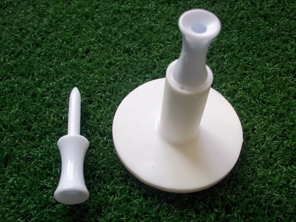 A99Golf RS02 Golf Rubber Tee Holder Set for Simulator Driving Range+Tees 2" long