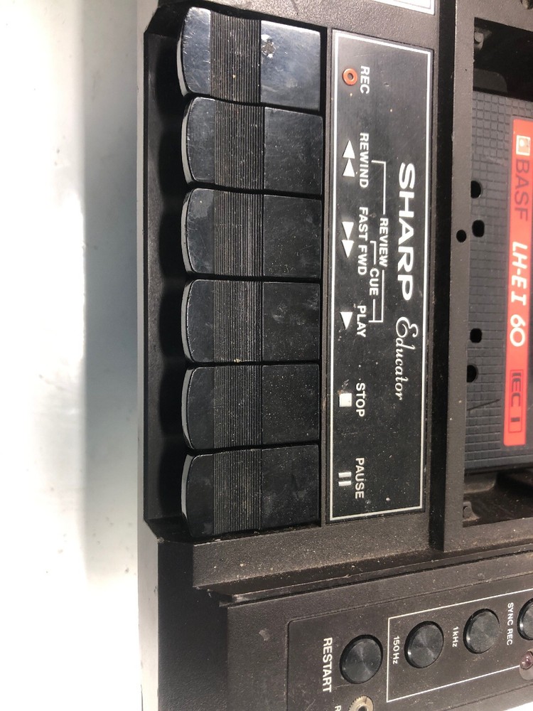 Sharp RD-670AV Educator 2 Slide Projector Sync Recorder As Is Parts