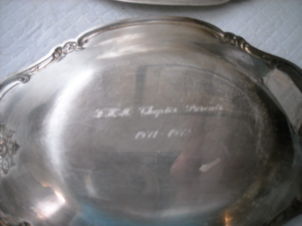 International Silver Co. Silverplate Candy Nut Dish 9"