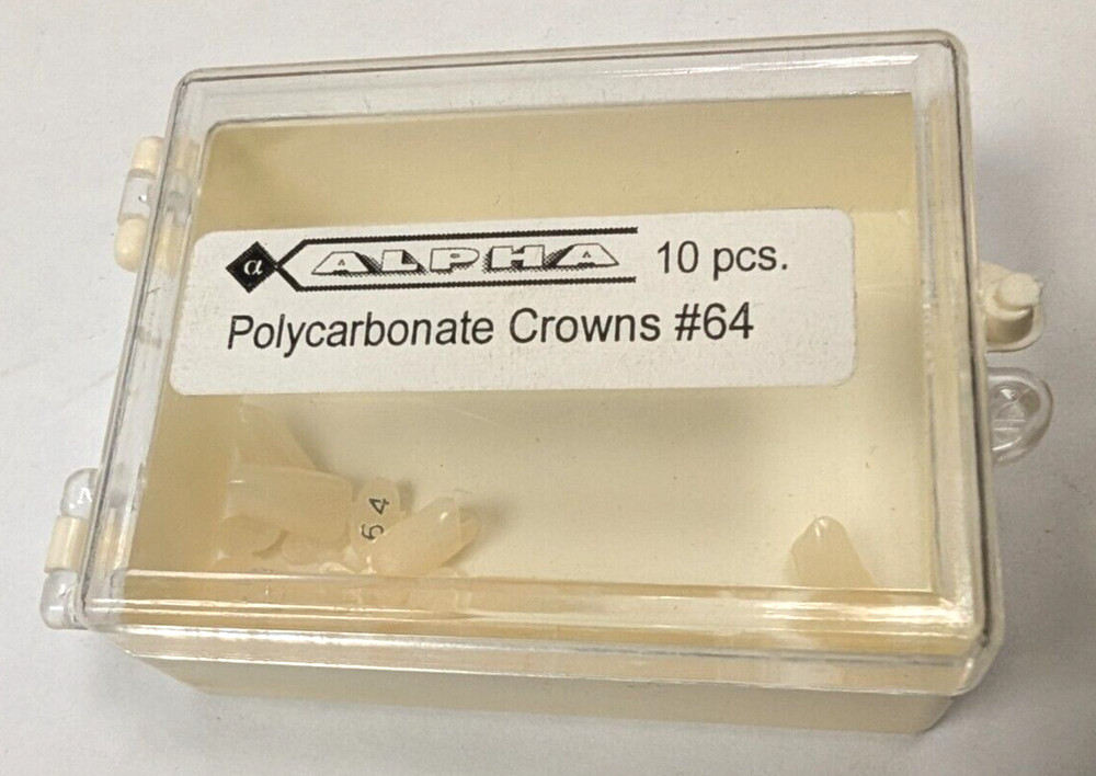 Polycarbonate Crowns 10 pcs/Pk #64