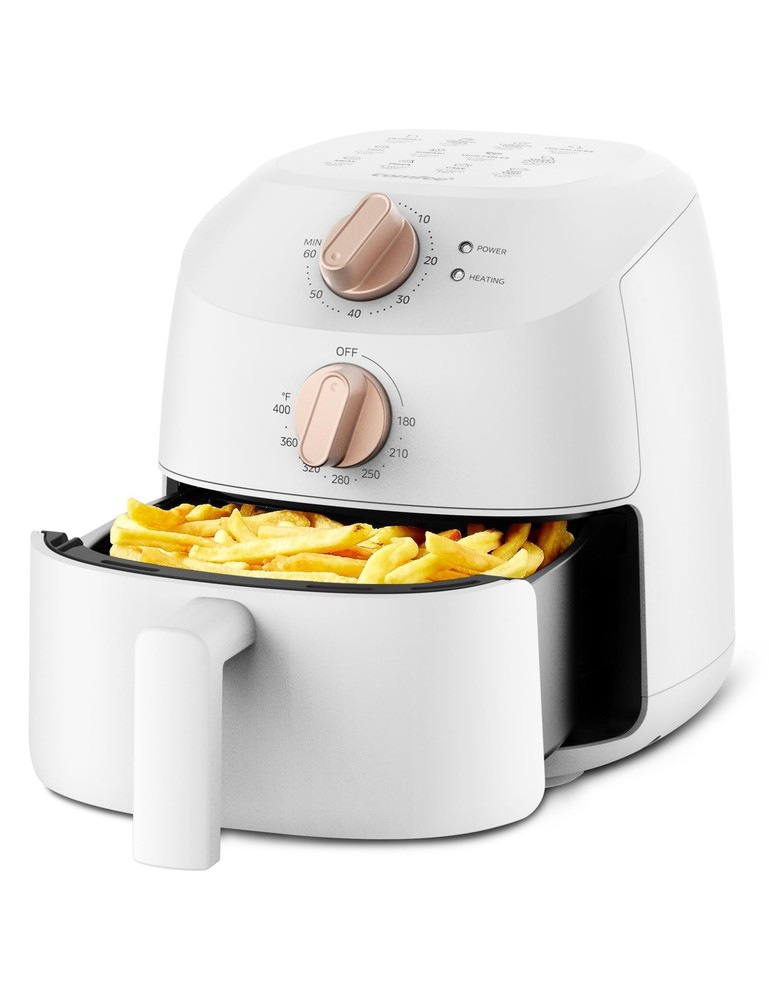COMFEE' Compact 2.1 Quart Air Fryer with 12 Menu Options, Adjustable Timer & ...