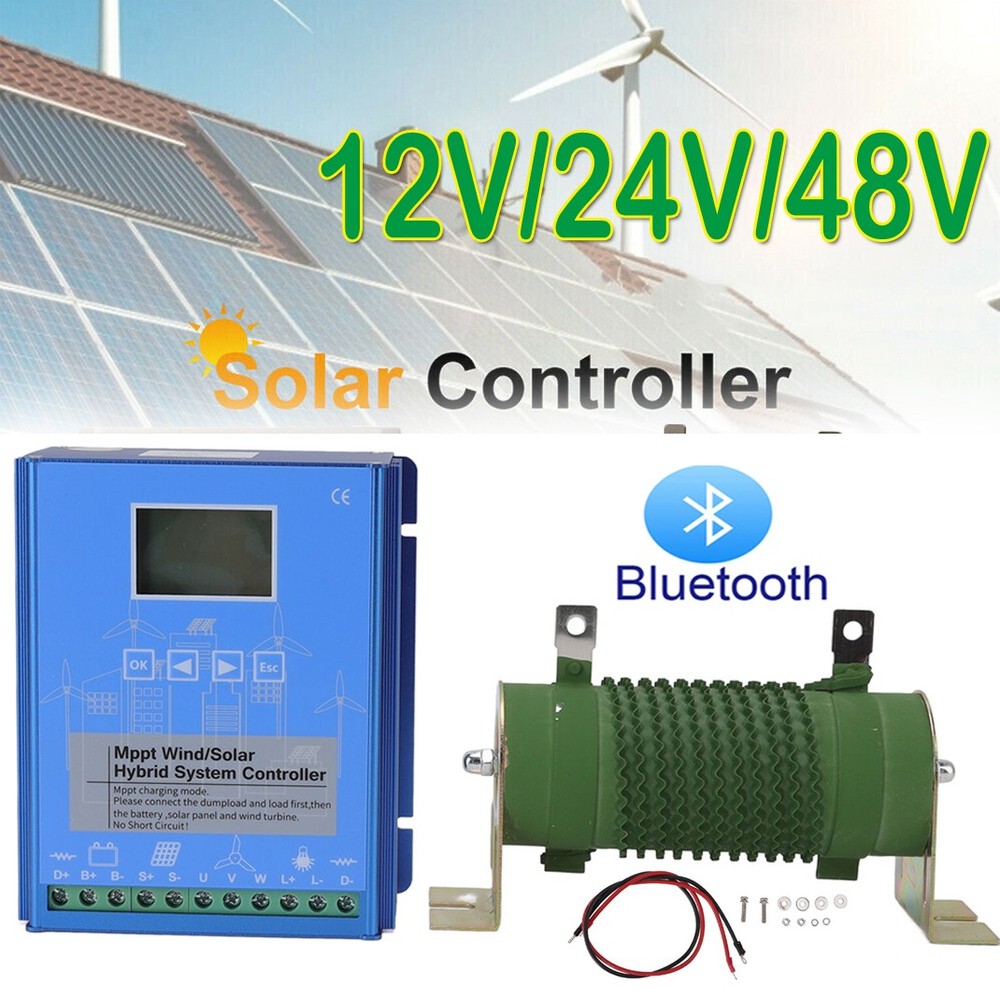 Smart Bluetooth Power Controller Solar Wind Generator Transfer Switch 12/24/48V
