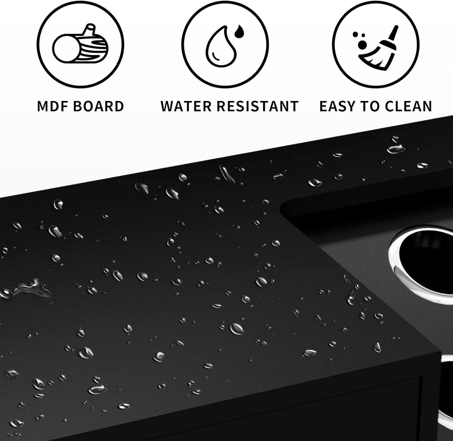 Salon Station Hair Styling Storage Cabinet Barber Station for Beauty BarberShop