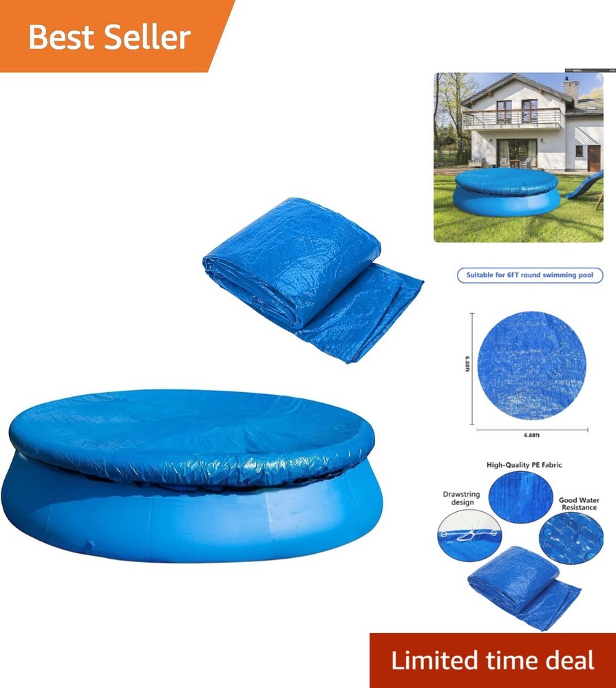 Compact 6 Ft Dust Pool Cover - Easy Install Solar Heat Retaining Protector