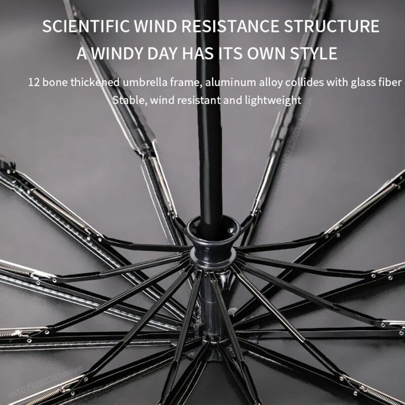 Xiaomi MIJIA 12 Bone Solid Color Automatic Umbrella