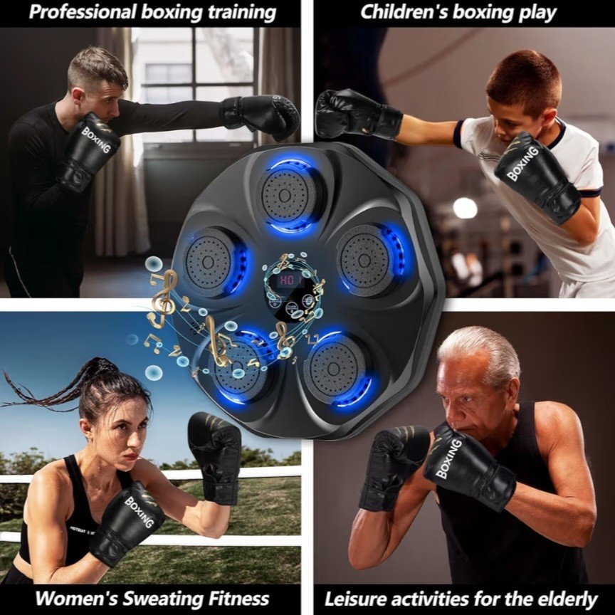 TGLLM Smart Music Boxing Machine Bluetooth Electronic Boxing Target