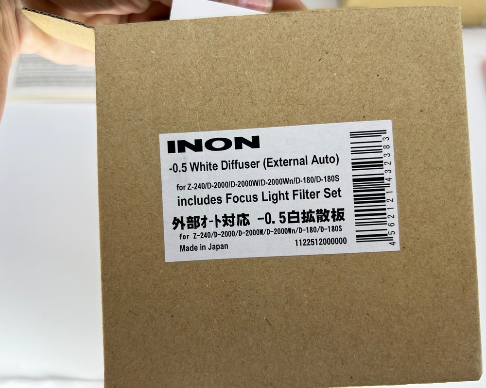 INON D-2000 type2 Underwater Strobe Light for Diving Photography Diffuser Works
