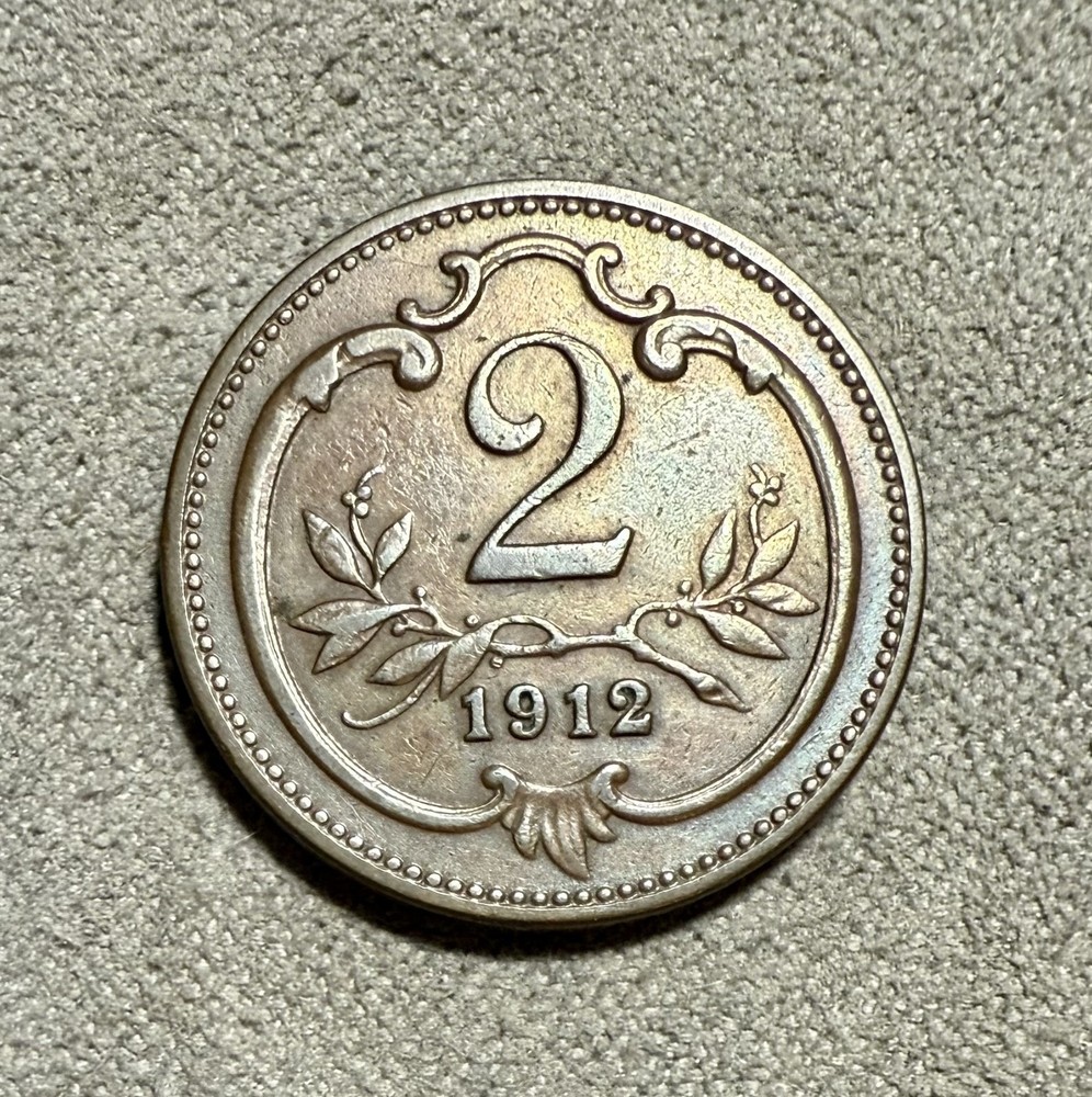 1912 Austria 2 Heller