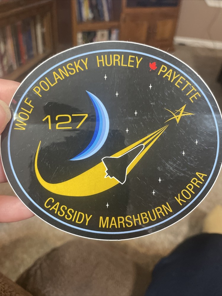 STS-127 Original Space Shuttle Sticker.