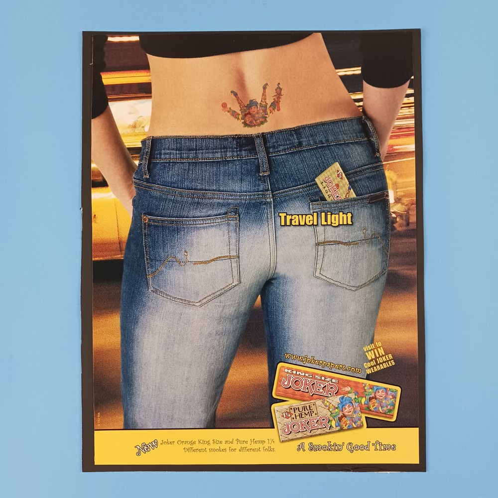 2003 Joker Rolling Papers Print Advertisement