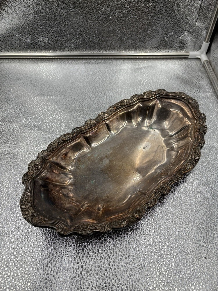 VTG Silverplate Serving Dish Oval