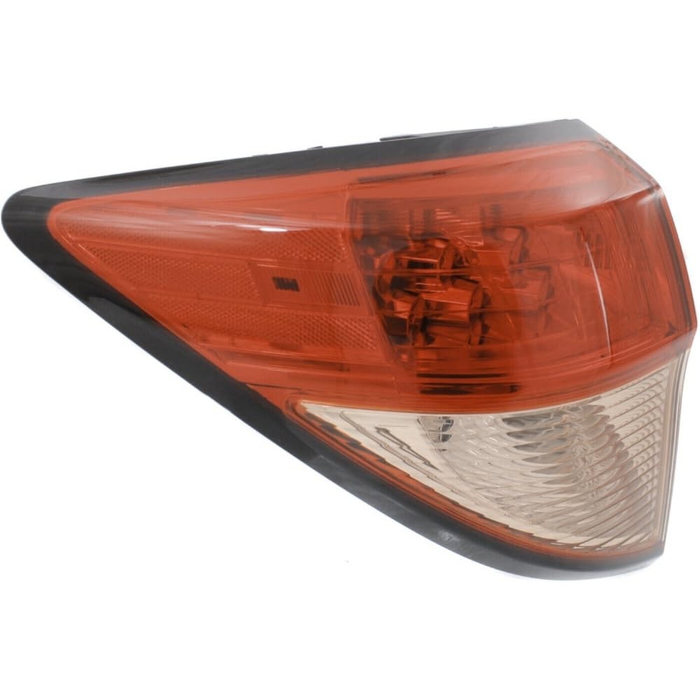Tail Light Assembly Left Outer Driver Side Clear For HR-V EX-L LX 16-18